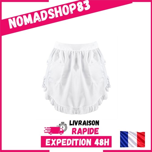 Tablier demi taille blanc - tablier, demi-taille
