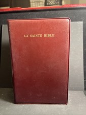 La Sainte Bible Louis Segond - 1965 Leather Bound Red