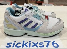 ADIDAS ZX 8000 'White Purple Aqua' Men's Size 7/EUR 40 [EF4366] Last Size!