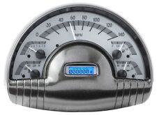 Dakota Digital 1949-50 Oldsmobile Analog Gauge System Silver Blue VHX-49O-S-B