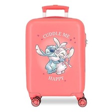 Stitch Cuddle Me Valise Cabine 50CM ABS Rigide Trolley Enfant Bagage À Main