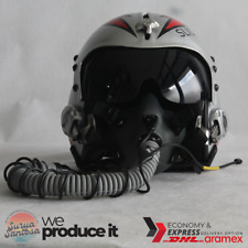 TOP GUN SLIDER HGU-33 FLIGHT HELMET + MBU-12/P MASK MOVIE PROP PILOT AVIATOR USN