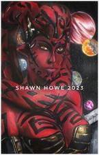 11x17 glossy Star Wars DARTH TALON art print signed by Shawn Howe SEXY