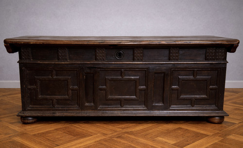 Coffre ancien chêne - coffre,