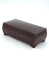 Boite à bijoux petit coffre avec couvercle en bakélite de style art déco 1930s