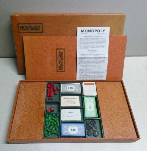 Ancien jeu monopoly pions - de,