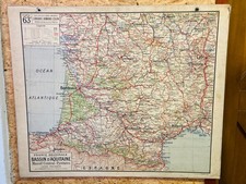 Ancienne carte scolaire Colin