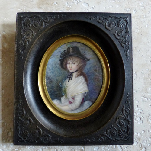 Belle peinture miniature - belle,