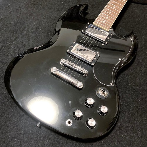 Guitare électrique noire