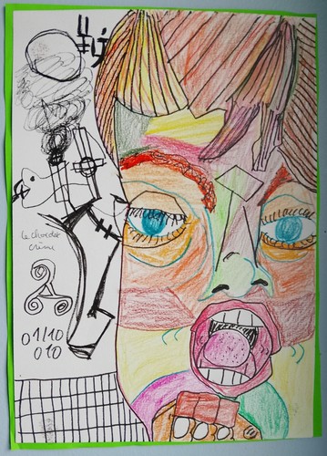 Crayon expressionniste 2010 - crayon,