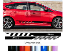2 X BANDES BAS DE CAISSE POUR FORD FOCUS RS AUTOCOLLANT STICKER BD435-34