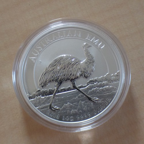 Australia emu 2018 - emu, silver