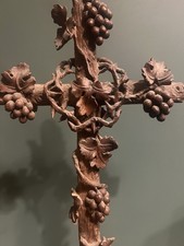 Croix & Crucifix Bois Sculpté