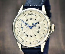 Mens silver watch Luxury watch Custom Watch Mechanical watch Montre Homme Miller