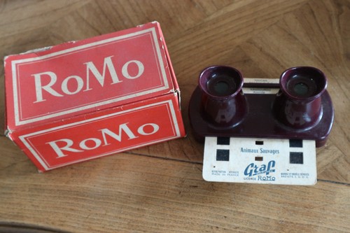 Ancien stereoscope romo - romo, en