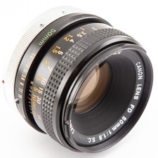 Objectif manuel Canon FD f1.8