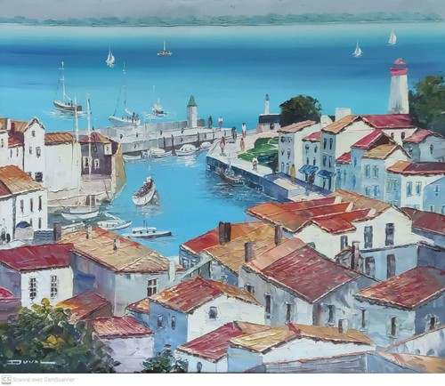 Tableau signé francois duval - francois,