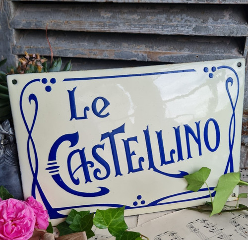 Ancienne plaque emaillee - ancienne,