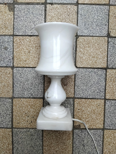 Lampe albâtre faux marbre - albâtre,,