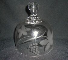 GORGEOUS CUT CRYSTAL CHEESE BELL