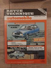REVUE TECHNIQUE CITROEN AXEL 1.1 1.3 11 R 12 TRS ENTREPRISE 1130 1300 Cm3