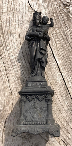 Vierge enfant statue - vierge, à