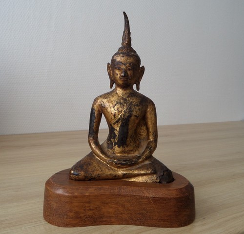Antique bronze buddha bouddha - antique,