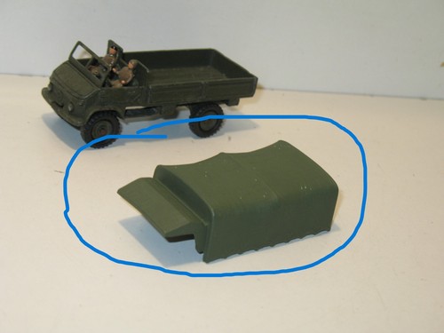 Dinky toys bache capote - bache,