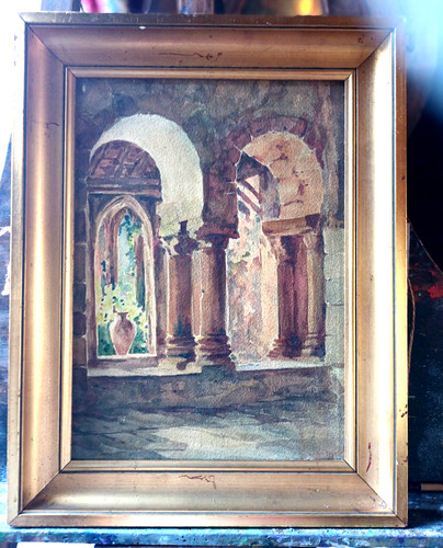 Tableau ancien orientaliste - tableau,