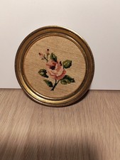 Cadre rond vintage avec