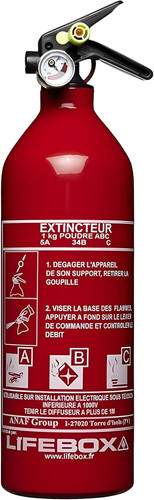 Extincteur 1kg poudre avec - extincteur,