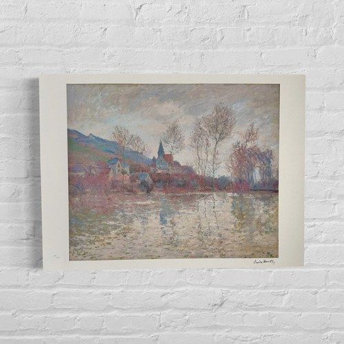 Claude monet inondation - monet, à