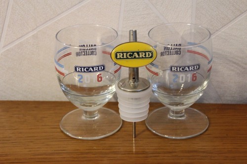Neuf verres ricard euro - 2,