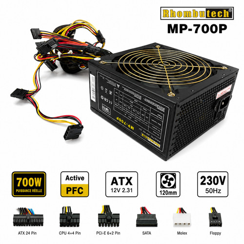 Alimentation atx rhombutech - atx,