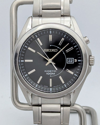 Seiko kinetic 5m62 0cw0 black - kinetic, 5m62-0cw0