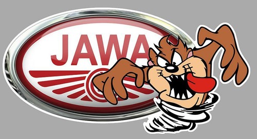 Jawa right taz sticker - /, cz