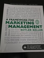 Framework for Marketing Management Kotler and Keller 6th Ed 2016 Instructors Ed