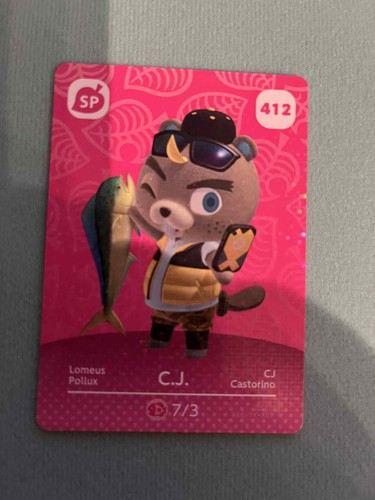 Carte amiibo animal crossing - animal,