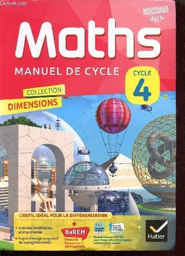 Maths manuel cycle - manuel,