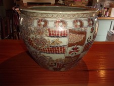 Antique Satsuma Earthenware Planter