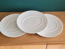 Bernardaud Limoges - 3 round plates center oval Ø 29.5 cm