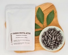 CHARBON VEGETAL ACTIVE 200 gélules dosées a 300mg enveloppe gélule 100% végétale