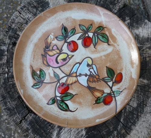 Céramique assiette murale
