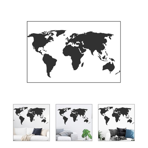 Carte monde vintage geante - carte, du
