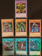 Lot de 7 cartes chevalier