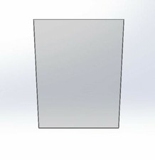 Vitre de poêle Godin modèle