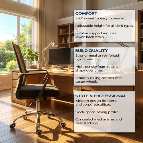 Chaise bureau réglable en - chaise,