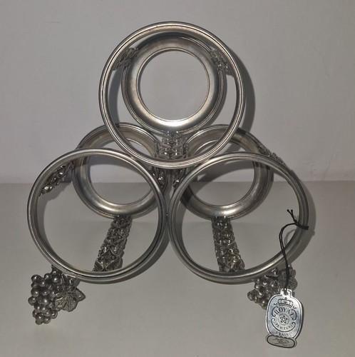 Casier porte bouteilles étain