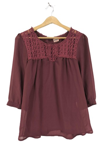 Only blouse transparente dames - blouse,