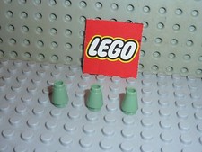 3 x SandGreen Cone 4589 LEGO